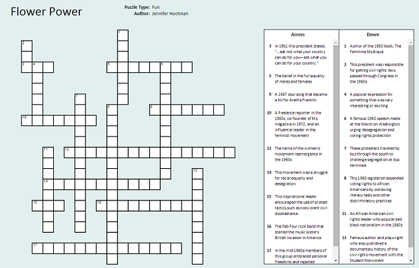 Can You Solve These Crossword Puzzles? Minitex