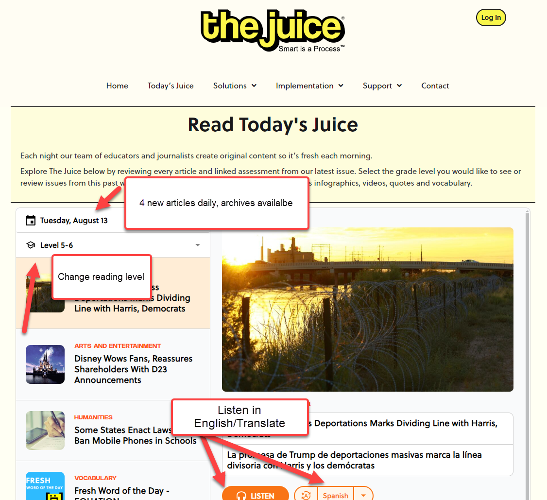 the juice screenshot