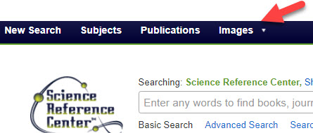 Science Reference Center Image selection