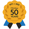 Minitex 50 Years badge