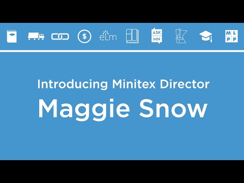 Video screenshot: Introducing Minitex Director Maggie Snow