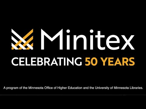 Video screenshot: Video: Minitex Celebrating 50 Years 