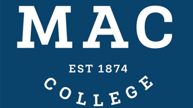 The logo for Macalester College, established 1874.