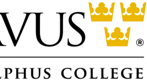 Gustavus Adolphus College logo.