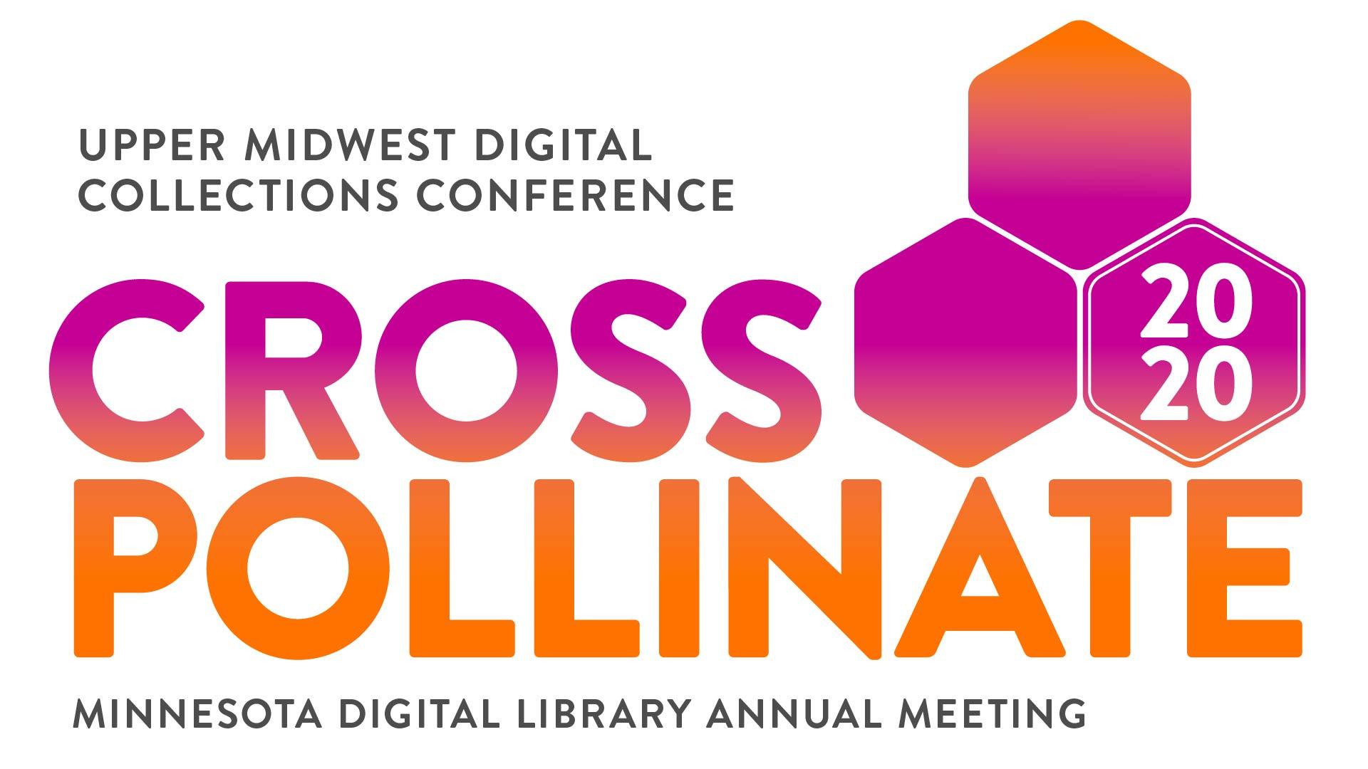 2020 Conference banner theme with the words cross pollinate