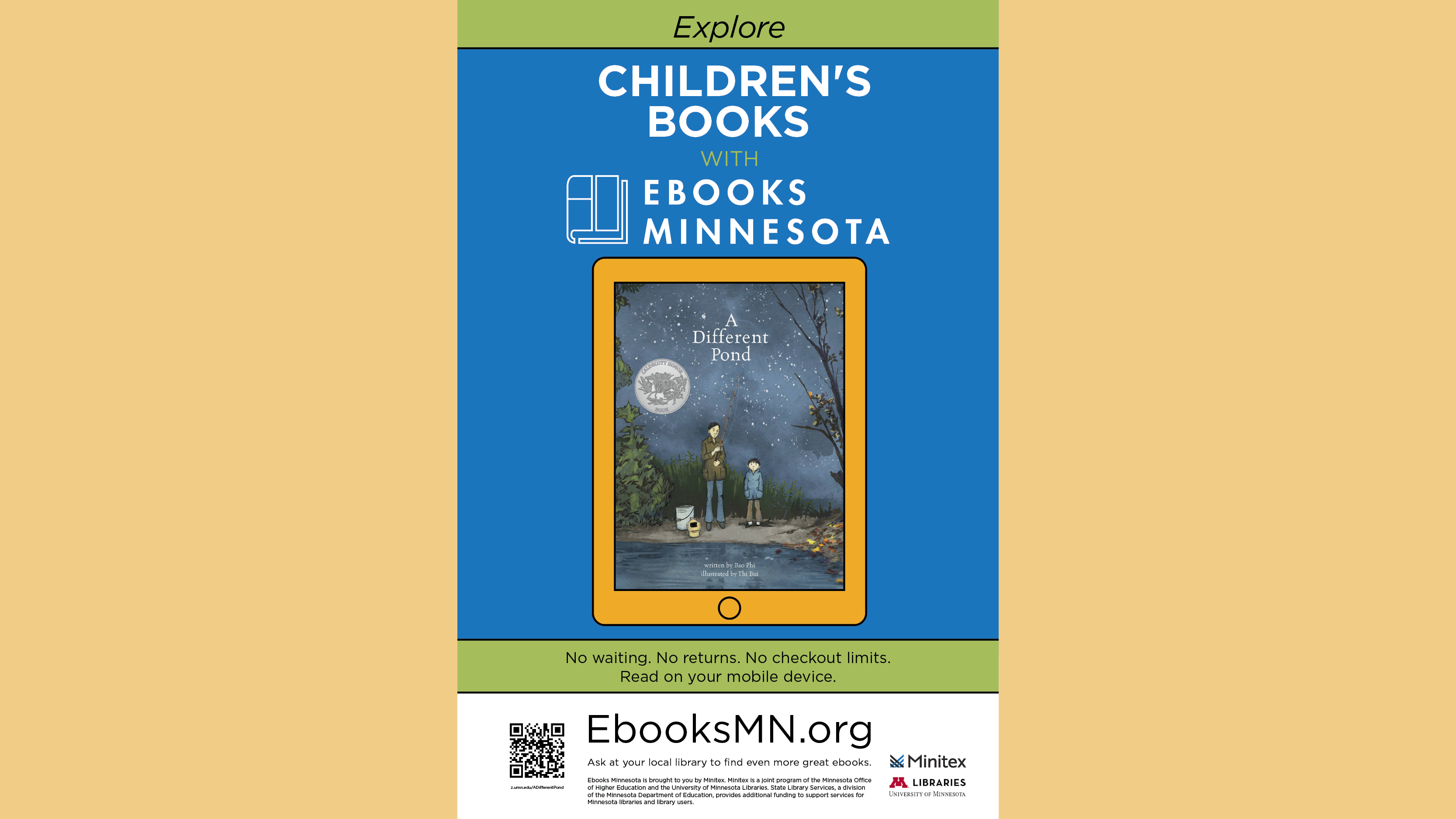 Ebooks Minnesota Poster - Children's Books