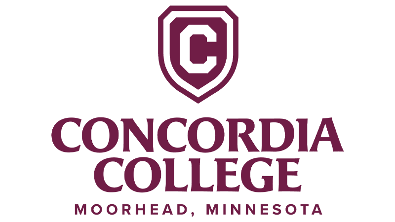 The logo for Concordia College in Moorhead, Minnesota