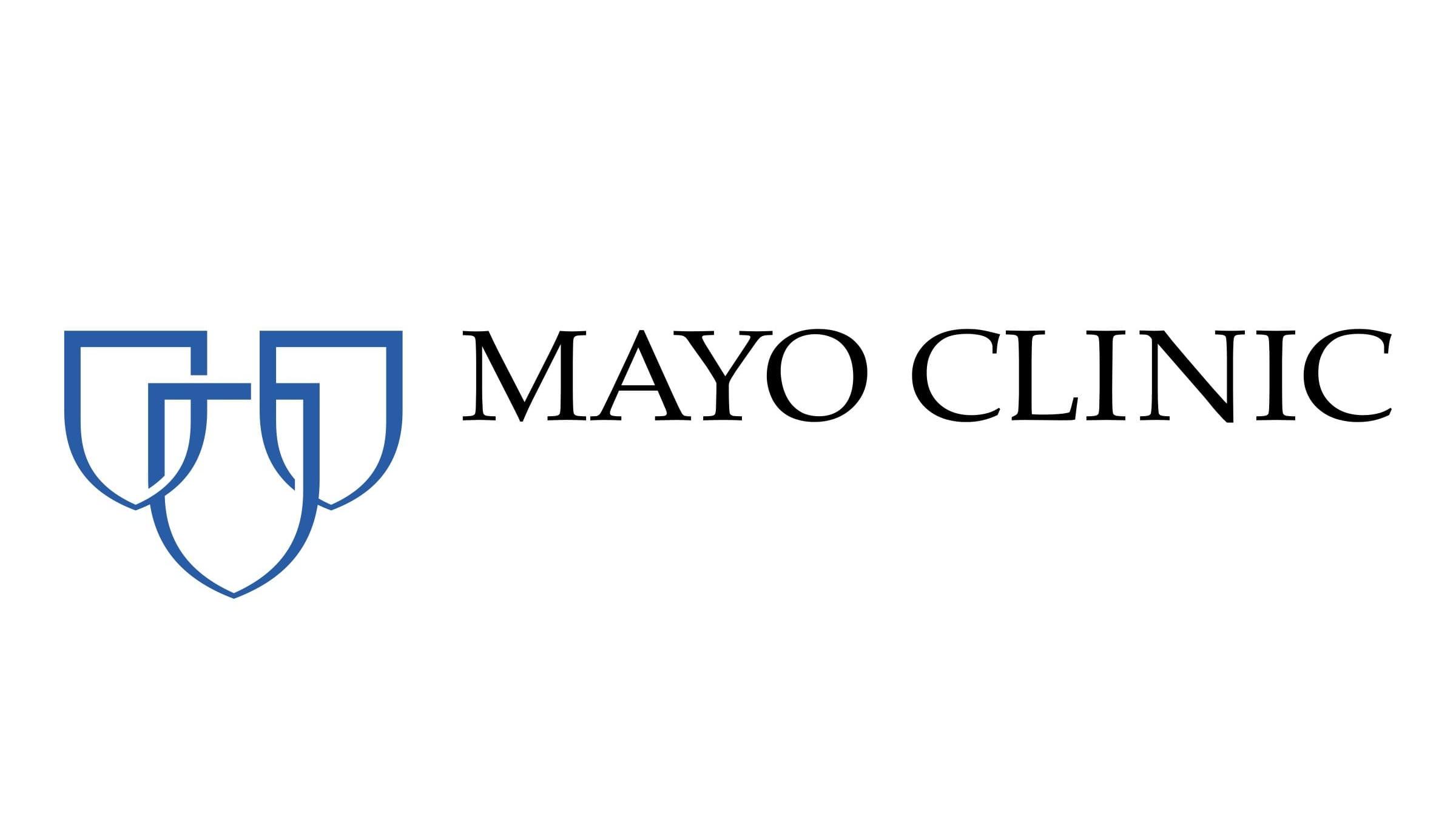 The logo for the Mayo Clinic