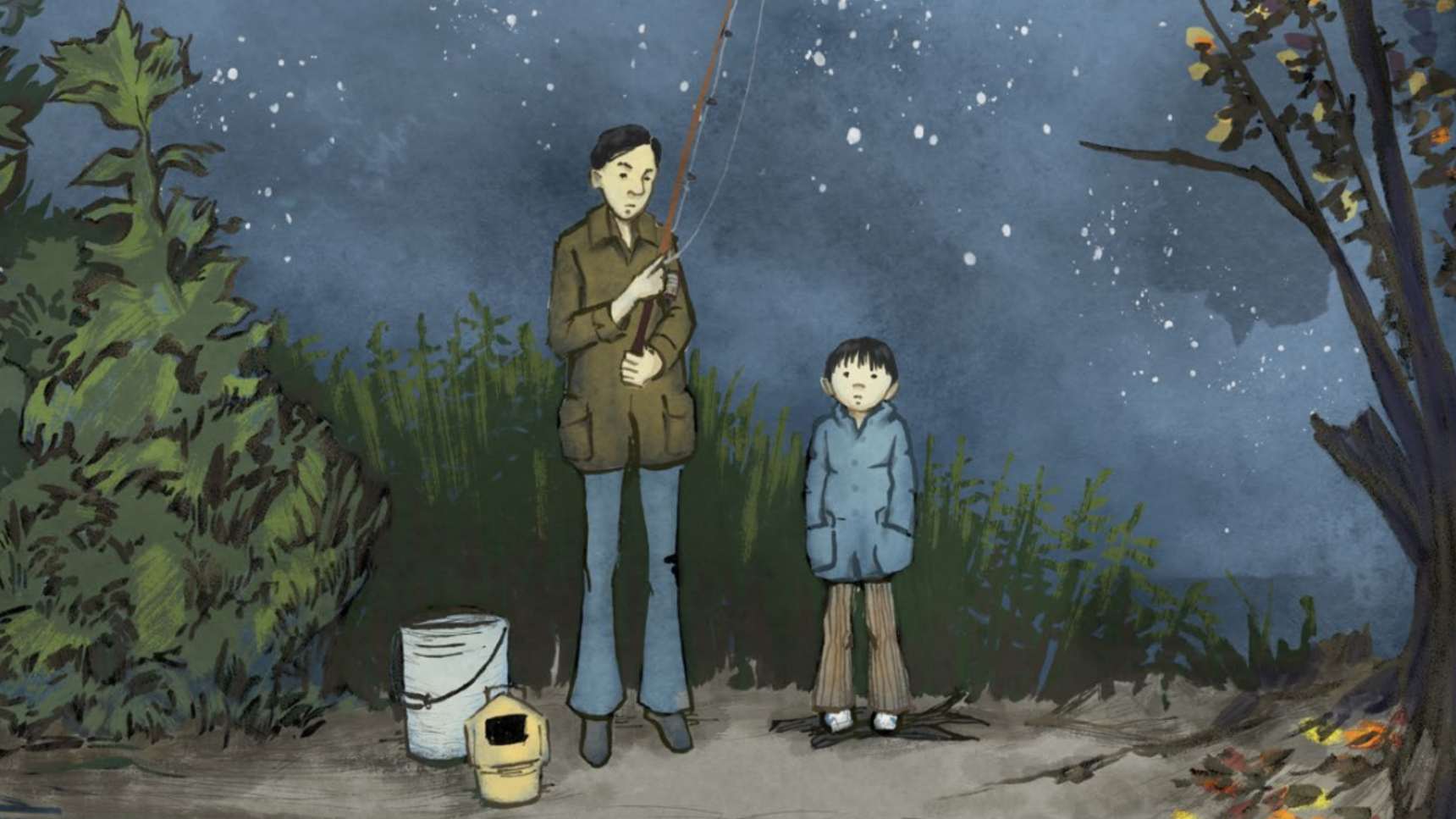 A screen capture of the cover of "A Different Pond" by Bao Phi.