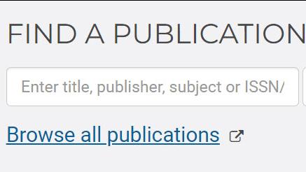 Find a publication search box