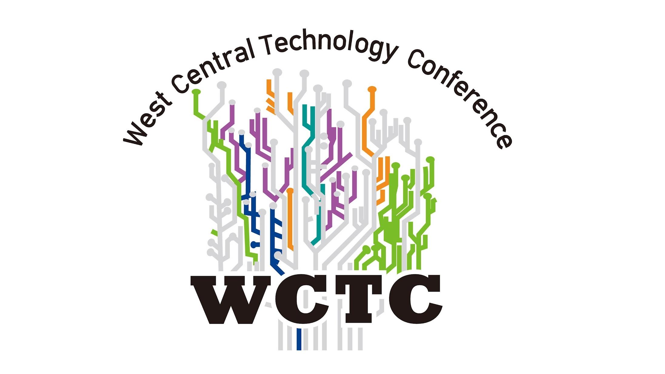 The West Central Technology Conference logo, meant to look like a circuit board.
