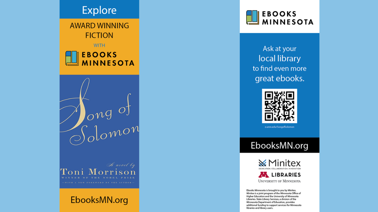Sample of eBooks Minnesota promoting award winning fiction.