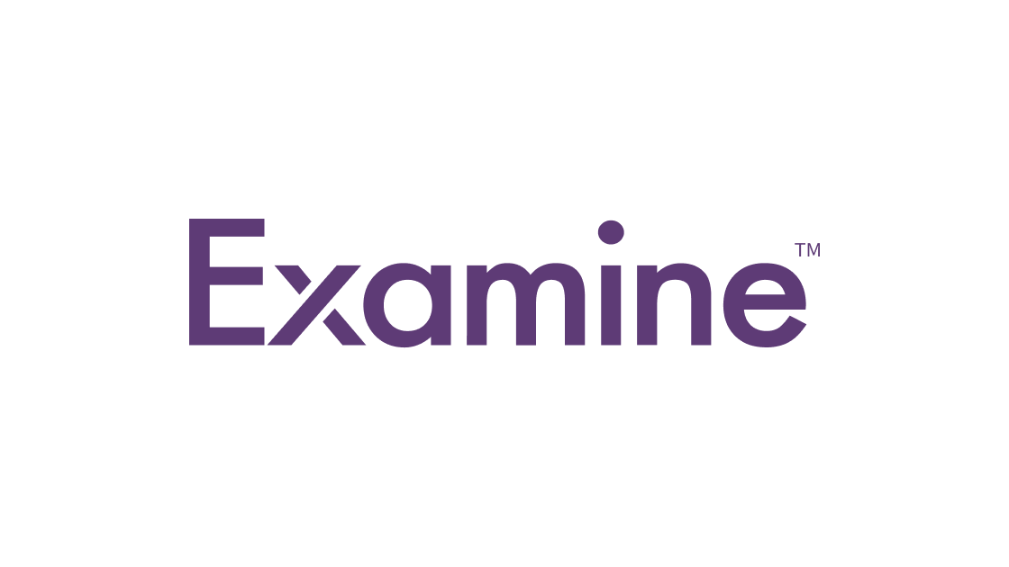The "Examine" corporate wordmark.