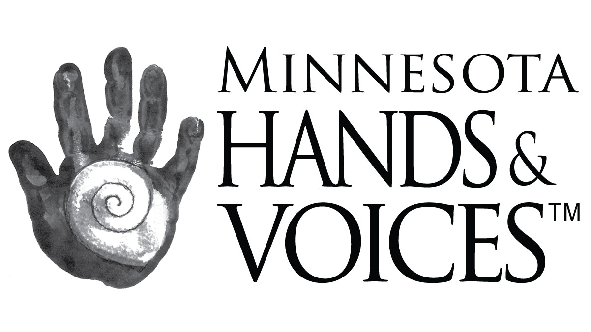 Minnesota Hands & Voices logo and wordmark