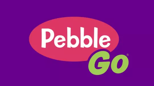 purple PebbleGo logo