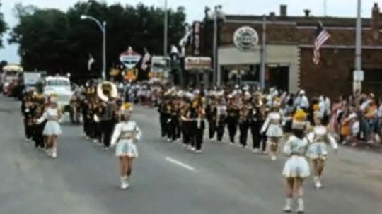 4th of July Parade in Adams, 1958