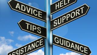Support, help, advice, tips, assistance, guidance
