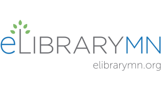 eLibrary Minnesota and URL (Color - blue, green, grey)