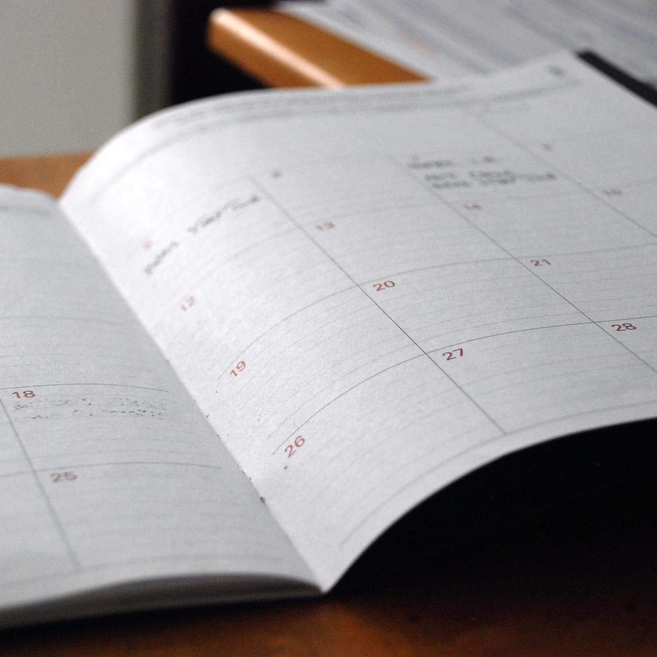 Calendar pages