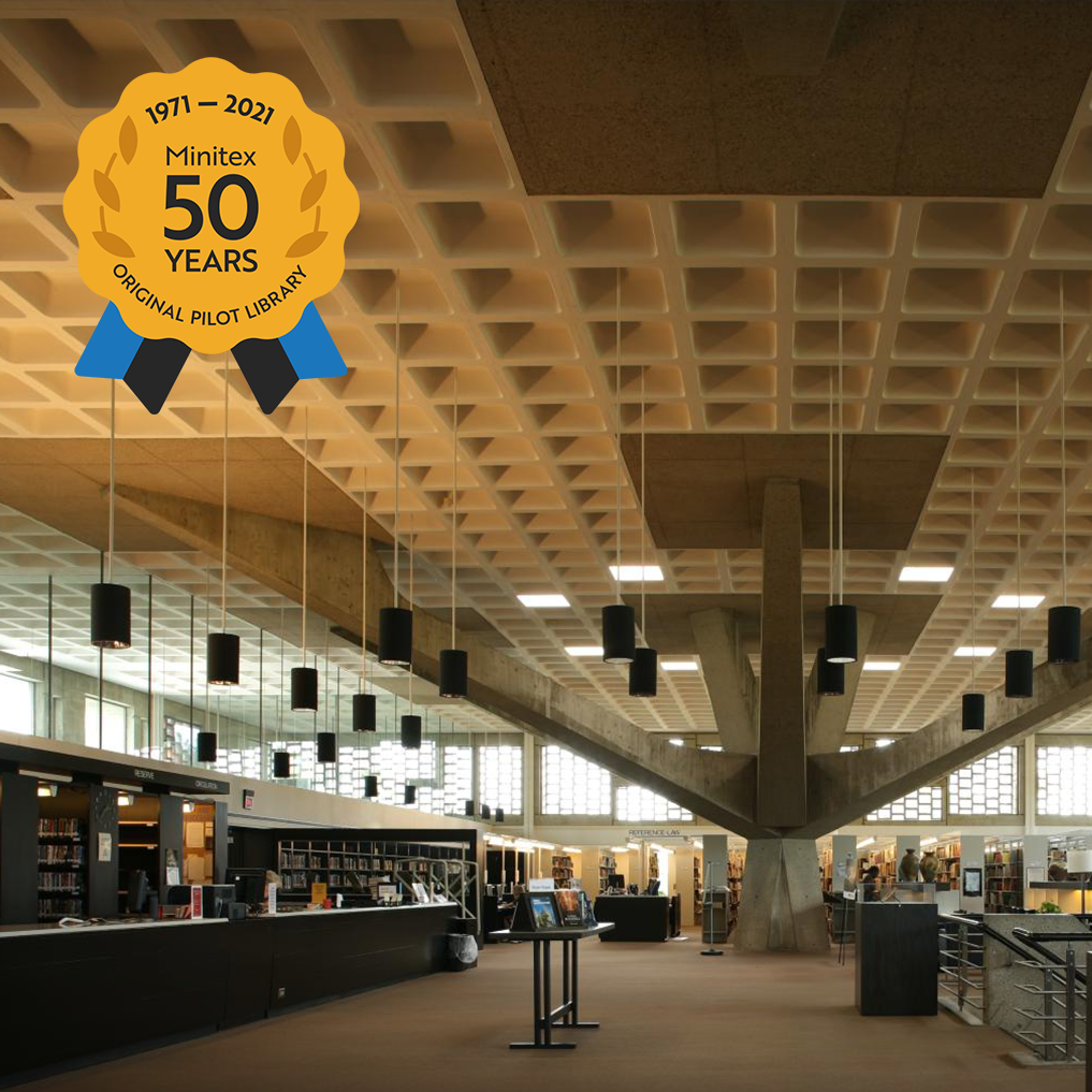 A photo of Alcuin Library at Saint John's University