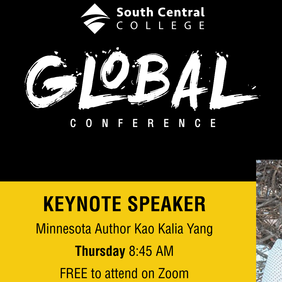 South Central College Global Conference. Attend virtually on Zoom! October 14 and 15. www.southcentral.edu/global