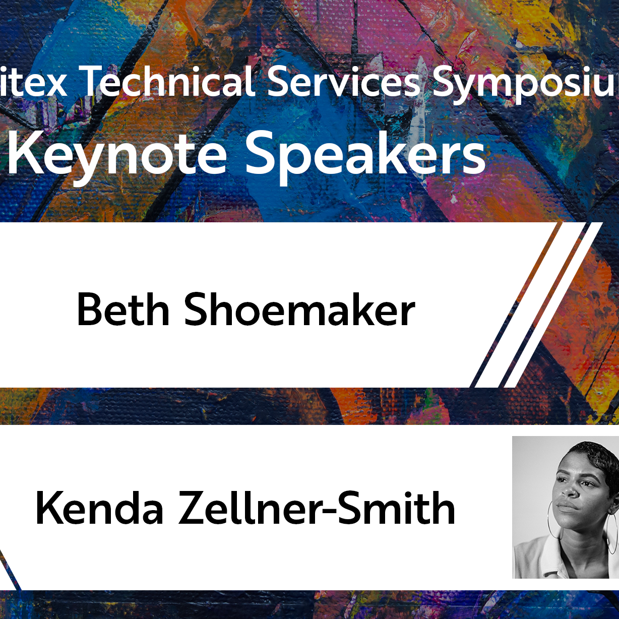 Keynote speaker photos of Beth Shoemaker and Kenda Zellner-Smith