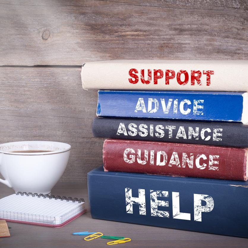 Support and advice books