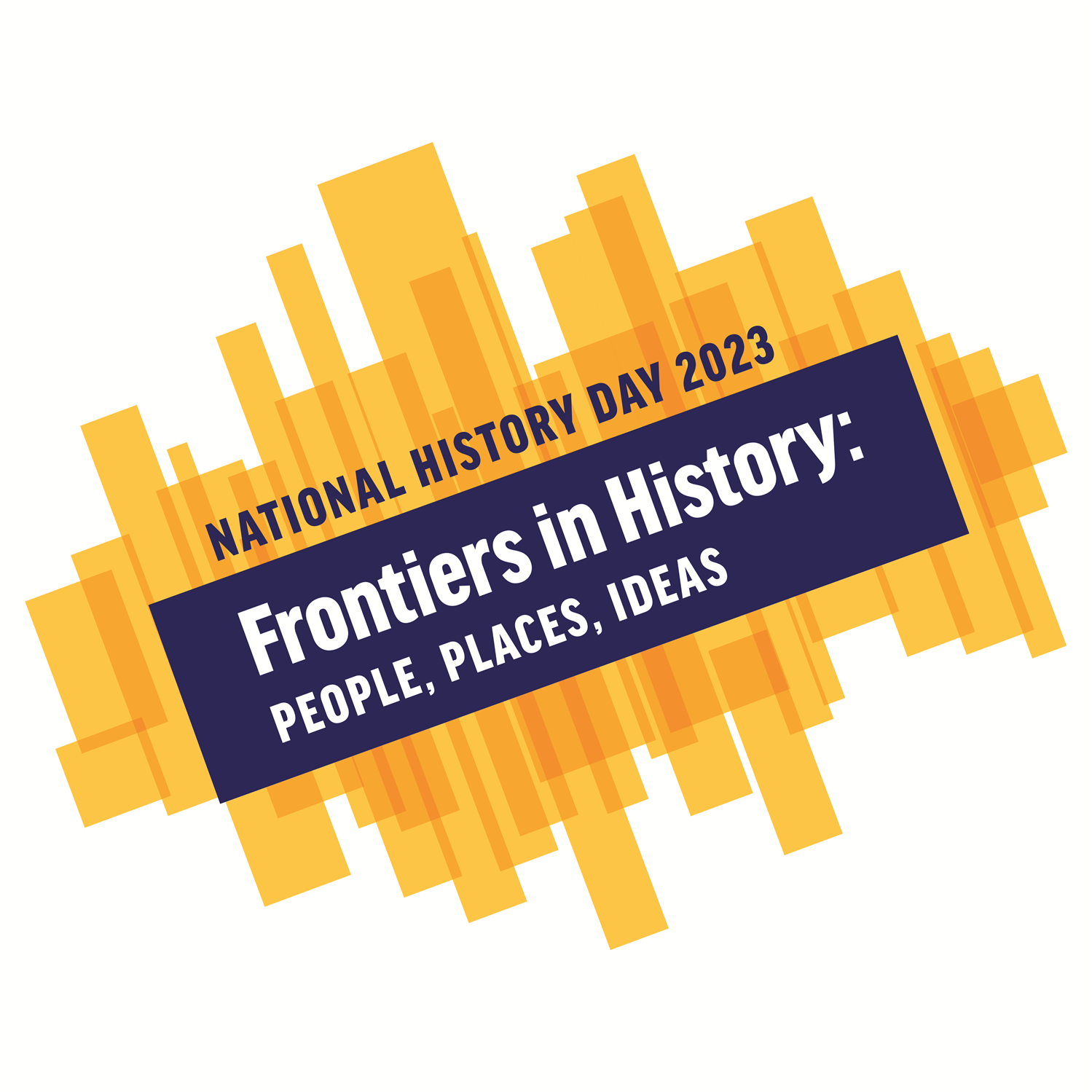 National History Day 2023 theme logo: Frontiers in History