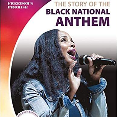 Book cover of The Story of the Black National Anthem shows a woman singing.