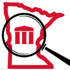 The logo and wordmark of the Minnesota Coalition on Government Information