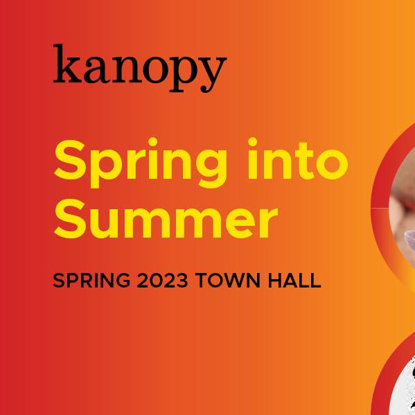 images of Shakespeare and random people with Spring 2023 Town Hall text