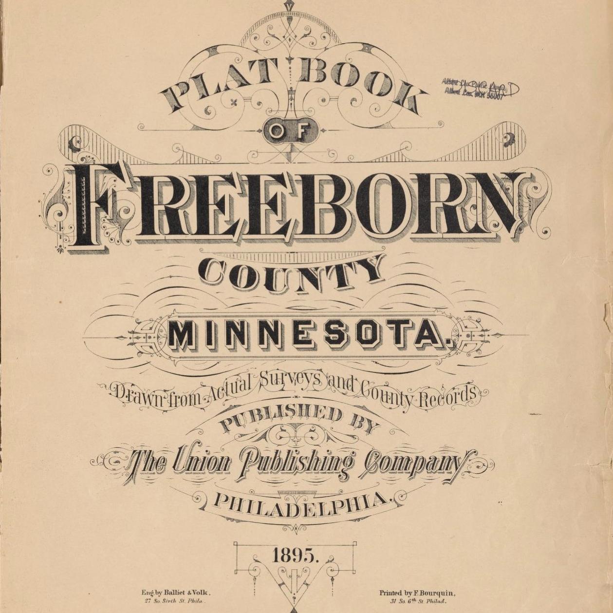 Plat book of Freeborn County, Minnesota